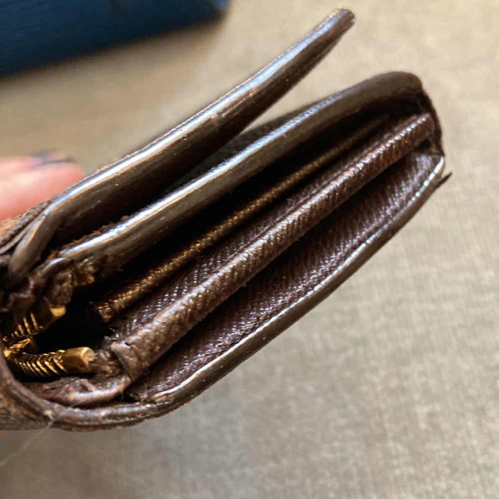 Louis Vuitton Damier Ebene Porte Monnaie Billets Tresor Wallet. - Picture 8 of 15